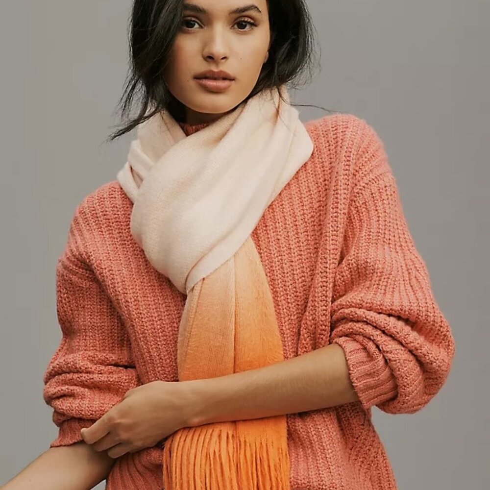 By Anthropologie Fringe Scarf